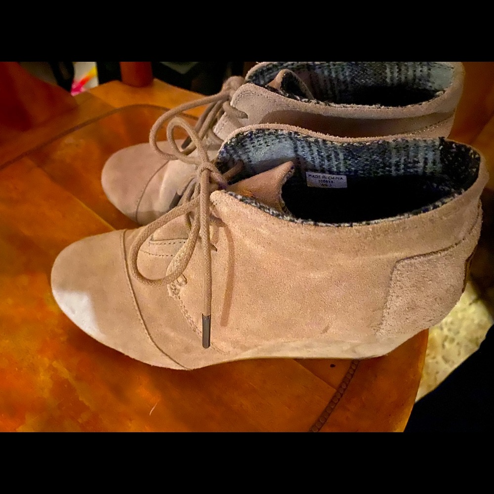 toms heeled booties